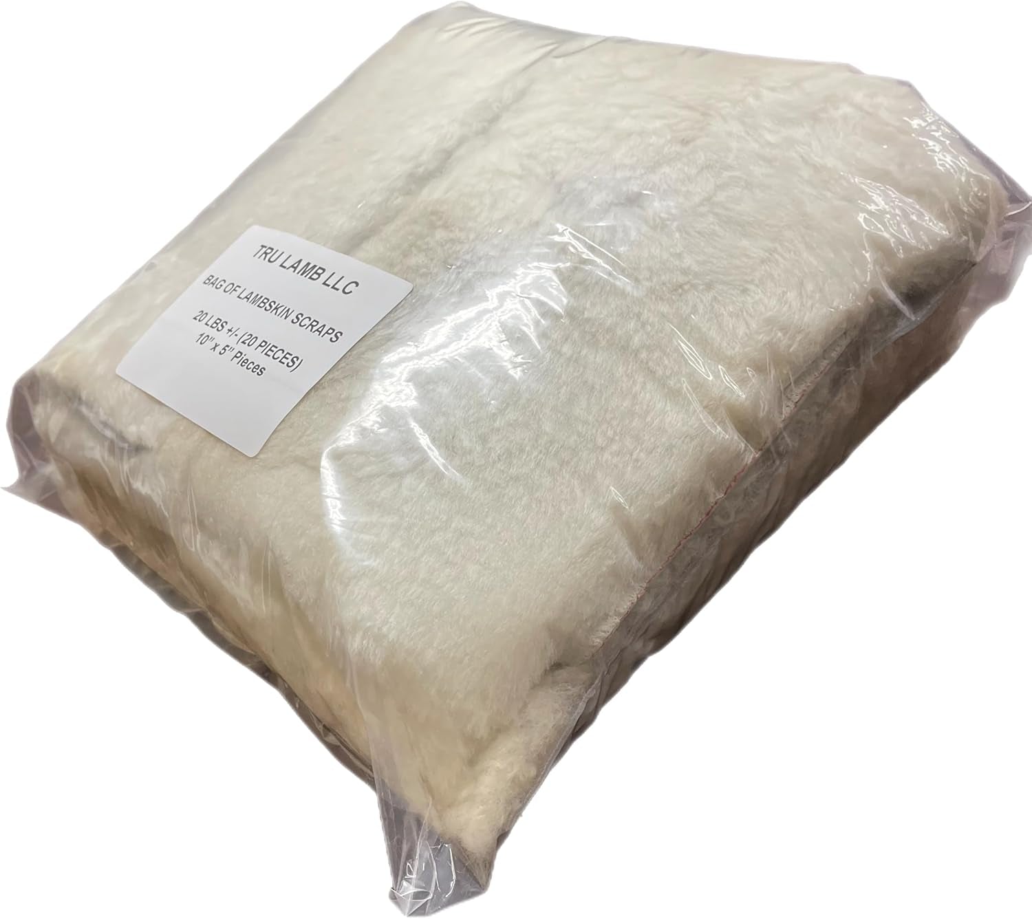 Sheepswool Leather Remnants, Sheep Leather and Wool, Lambs Wool Scrap Appoximately 16-18 Pieces 10" X 5" (Aprox. 2LBS)