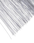 300 Pieces White 22 Gauge Floral Wire Stems for DIY Crafts, Artificial Flower Arrangements (16 In)