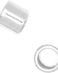 DIY 2Mm Sterling Silver Crimp Bead - 50Pc