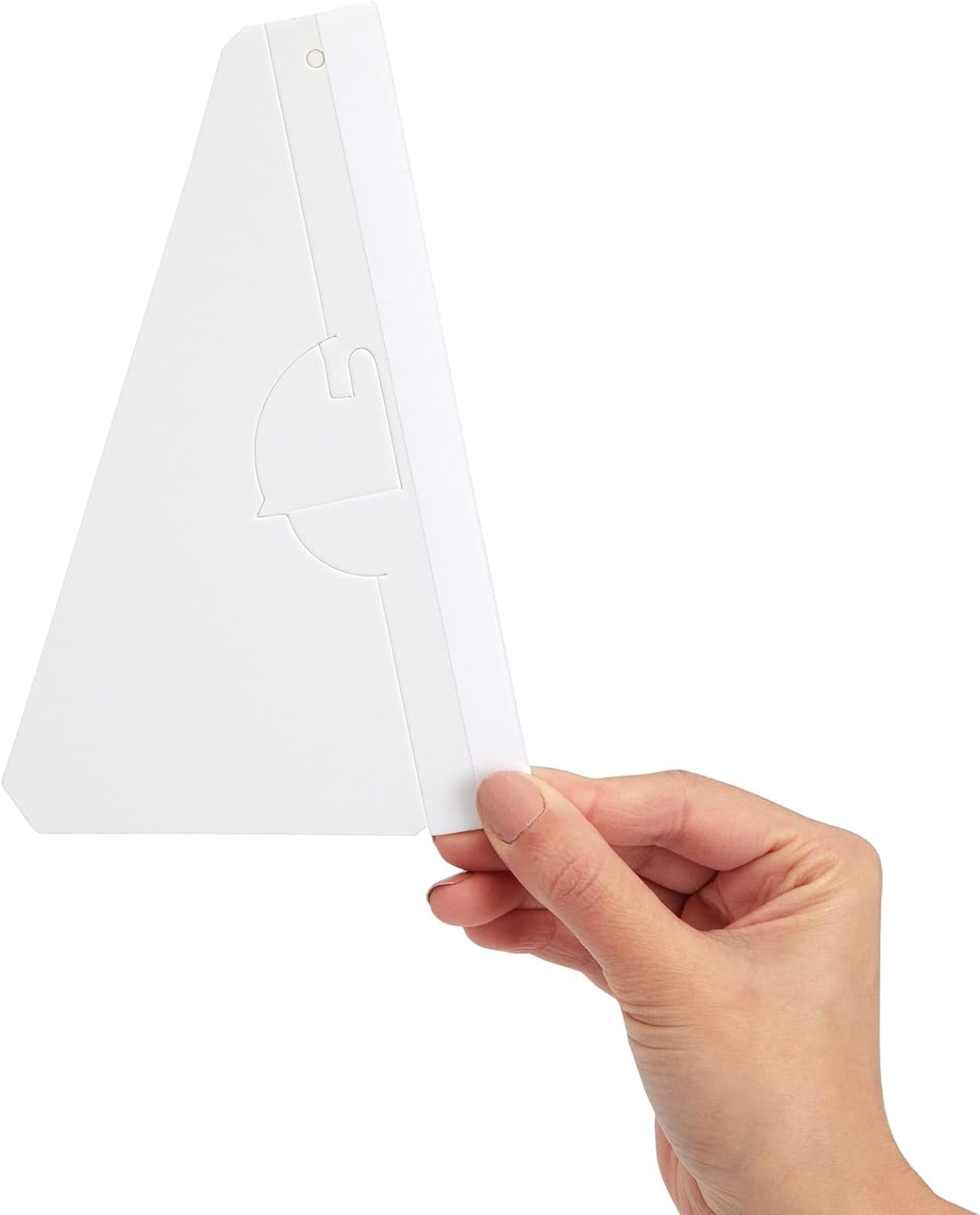 50-Pack Self-Stick 7 in Cardboard Easel Backs, Picture Frame and Art Easel Stand Bulk Pack for Photographs, Artwork, Posters, Signs, and Craft Projects (White)
