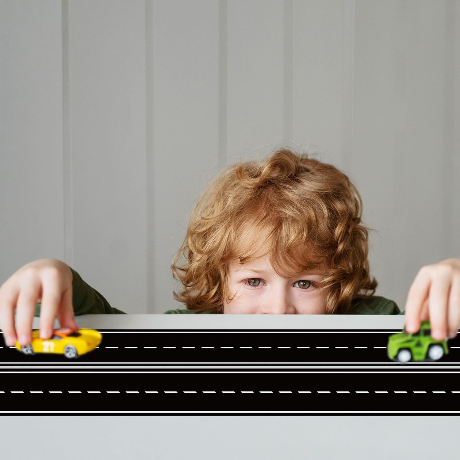 2 Rolls Checkered Flag and Road Track Tapes 109 Yards Black White Buffalo Tapes Decorative Race Car Road Tapes Packing Tapes for Birthday Scrapbook Box DIY Crafts