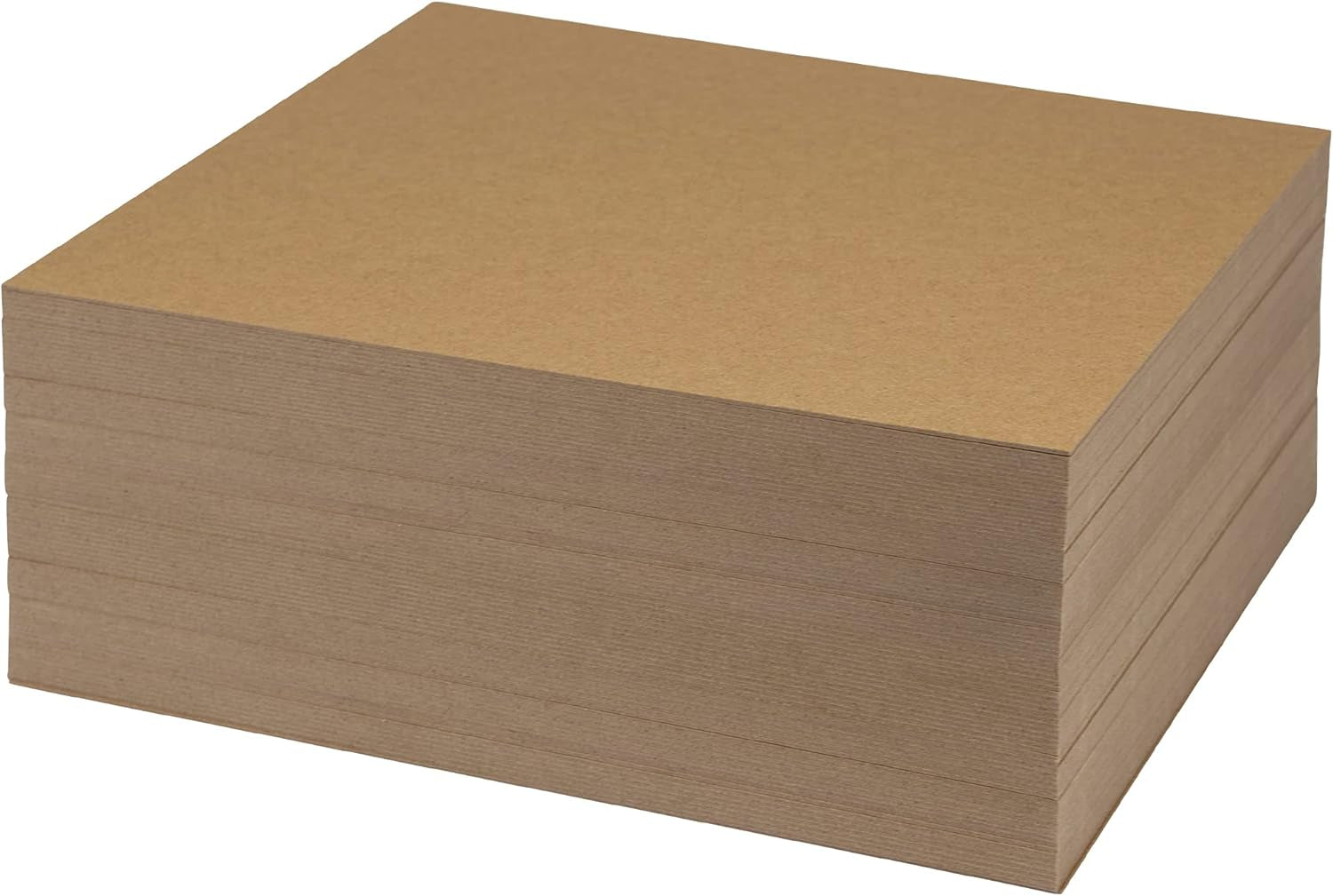 Chipboard Sheets 8.5 X 11 Inches, 50 Pack, Acid Free, 0.057” Heavy Weight, Brown, Create Three-Dimensional Embellishments for Cards, Mixed Media, Crafts, Fabric Organizer