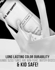 Artists Acrylic Color Paint, Titanium White, 2 Extra-Large 120Ml Tubes - Professional Grade, Excellent Tinting Strength, Mixable - Portrait Painting, Canvas, Wood - Student, Beginner
