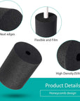 Cup Turner Foam Black Cup Turner Inserts for Tumbler Cup Elastic Sponge for Tumblers Crafting 10 Oz to 40 Oz (4)