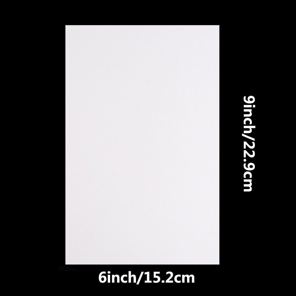 100Sheets  White Watercolor Paper Cold Press Cut Bulk Pack for Beginning Artists or Students. (10 X 7 Inch)