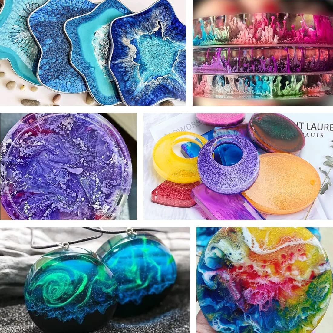 Alcohol Ink Set 27 Vibrant Colors,Epoxy Resin Paint Colour Dye, Concentrated Alcohol-Based Ink Pigment for Resin Petri Dish, Coaster, Resin Art, Tumbler Making, Acrylic Painting - 0.35Oz Each