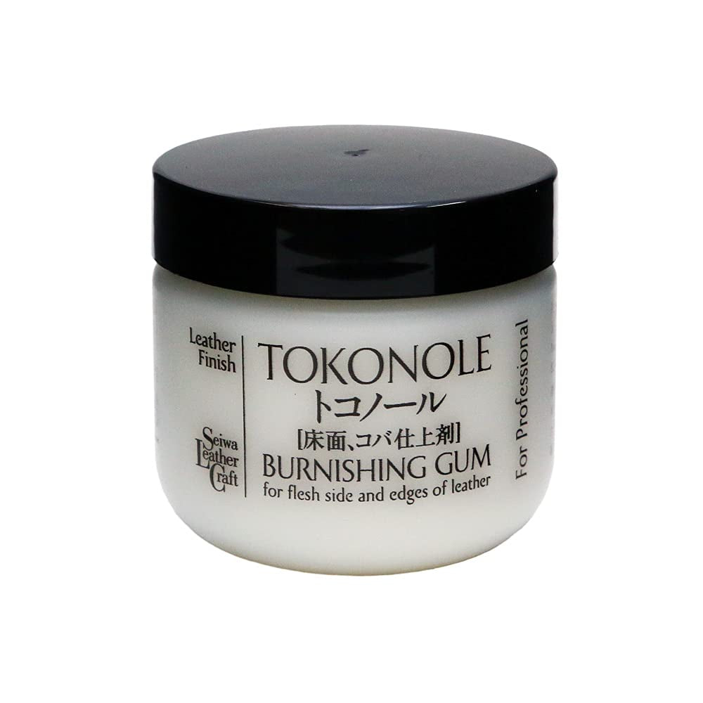 Tokonole Leather Finish Burnishing Gum Clear Leathercraft (120G)