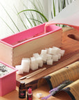 Soap Making Kit for Adults and Kids - Soap Making Supplies with Shea Butter Soap Base, Silicone Loaf Molds, Cutters, Fragrances & More Melt and Pour Soap DIY Craft Kits