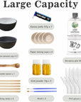 Kintsugi Repair Kit Food Safety, Japanese Gold Repair Kit, Bio Gold Glue for Ceramics and Porcelain Repair, Ceramic Repair Kit with Two Practice Cup Perfect for Beginners, Dishwasher Safety