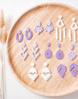 Polymer Clay Cutters, Set of 19 Shapes Boho Clay Cutters for Polymer Clay Jewelry, Organic Clay Earrings Cutters, Polymer Clay Cutters for Polymer Clay Jewelry Making