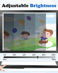 A4 Rechargeable Light Pad, Portable LED Light up Box Ultra-Thin Dimmable Battery Powered Bright Copy Board for Weeding Vinyl, Sketching,Drawing,Tracing and Diamond Art