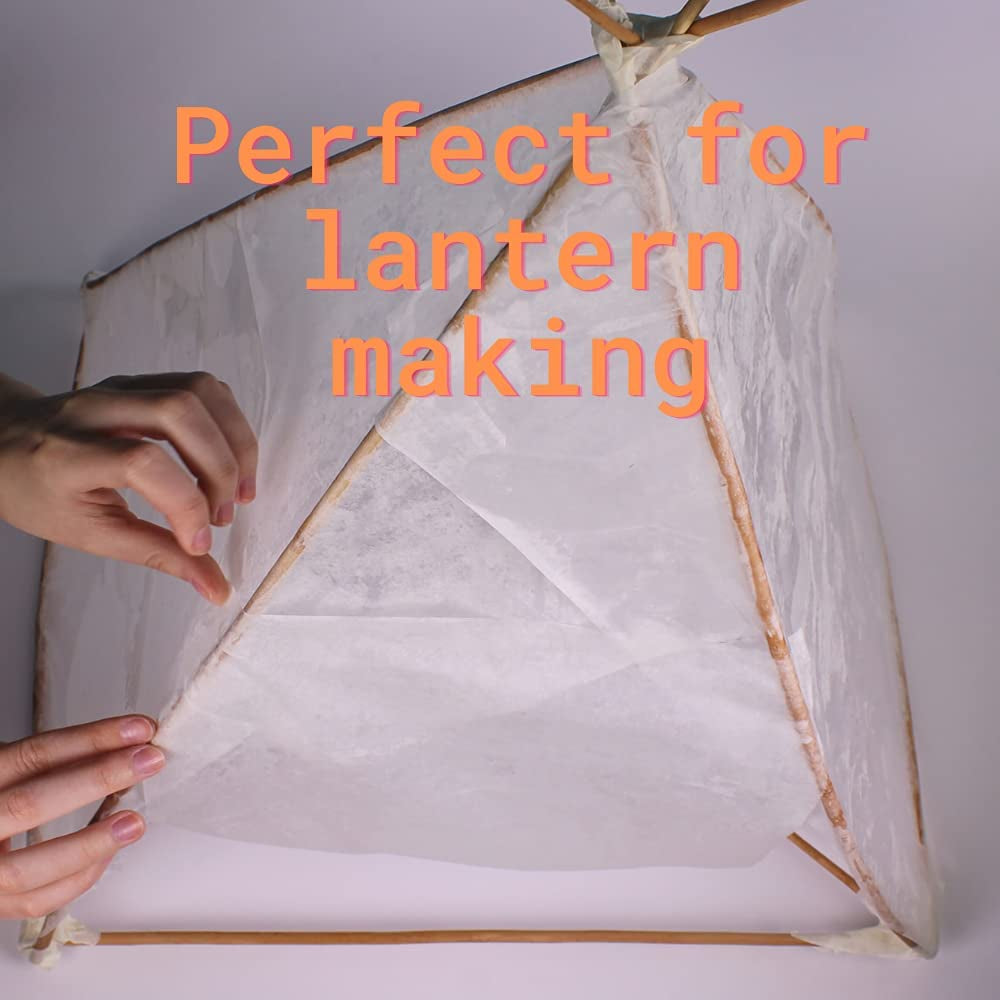 Carnival Papers Wet Strength White Tissue Paper Alternative to Deli Paper for Model Making, Geli Printing, Mixed Media Crafts Etc Resistant to Tearing When Wet (10)