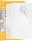 Vellum Paper Translucent Printable 110 Sheets 8.5X11 Inches for Wedding Invitations,Scrapbook Project (8.5X11 Inches, 93GSM/63LBS)