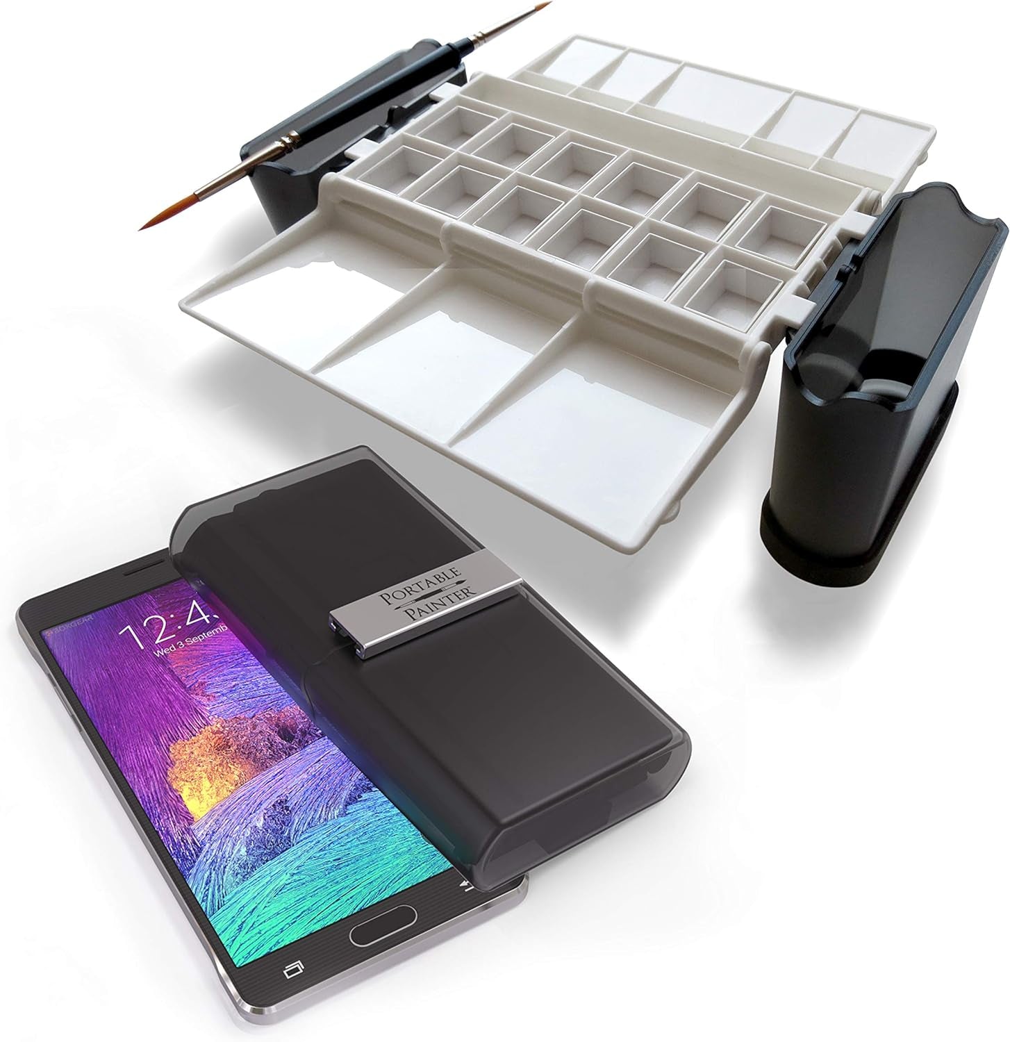 Watercolor Palette by  - Ultralight - Travel - Pocket Size - Professional Quality
