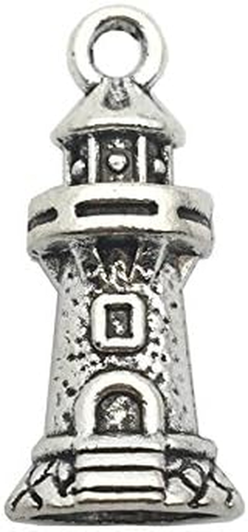 Nautical Charm Collection-50 Pcs Craft Supplies Nautical Ship Wheel Anchor Lig Charms Pendants for Crafting, Jewelry Findings Making Accessory for DIY Necklace Bracelet (M066)