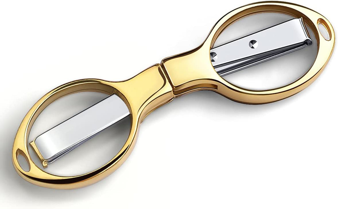 Folding Scissors,Tsa-Compliant and Portable,Compact Enough to Fit in Your Purse,Safe Portable Travel Scissors,Small Scissors,Stainless Steel Retractable Scissors,Fishing Scissors,1 Pcs