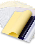 120PCS Tattoo Transfer Paper, Tattoo Template Transfer Paper, Thermal Template Paper, Tracing Paper, Tattoo Transfer Paper, Which Can Be Used for Thermal Photocopiers or Freehand, Hand-Painted, Etc