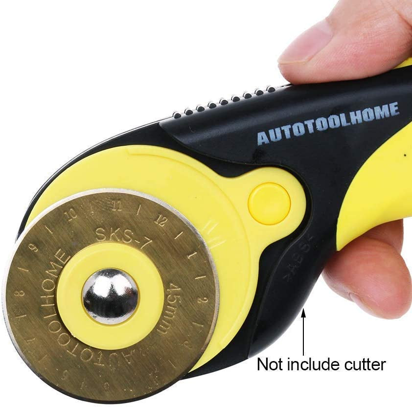 Titanium Coated Rotary Cutter Blades 45Mm 10 Pack Replacement Blades Quilting Scrapbooking Sewing Arts Crafts,Sharp and Durable