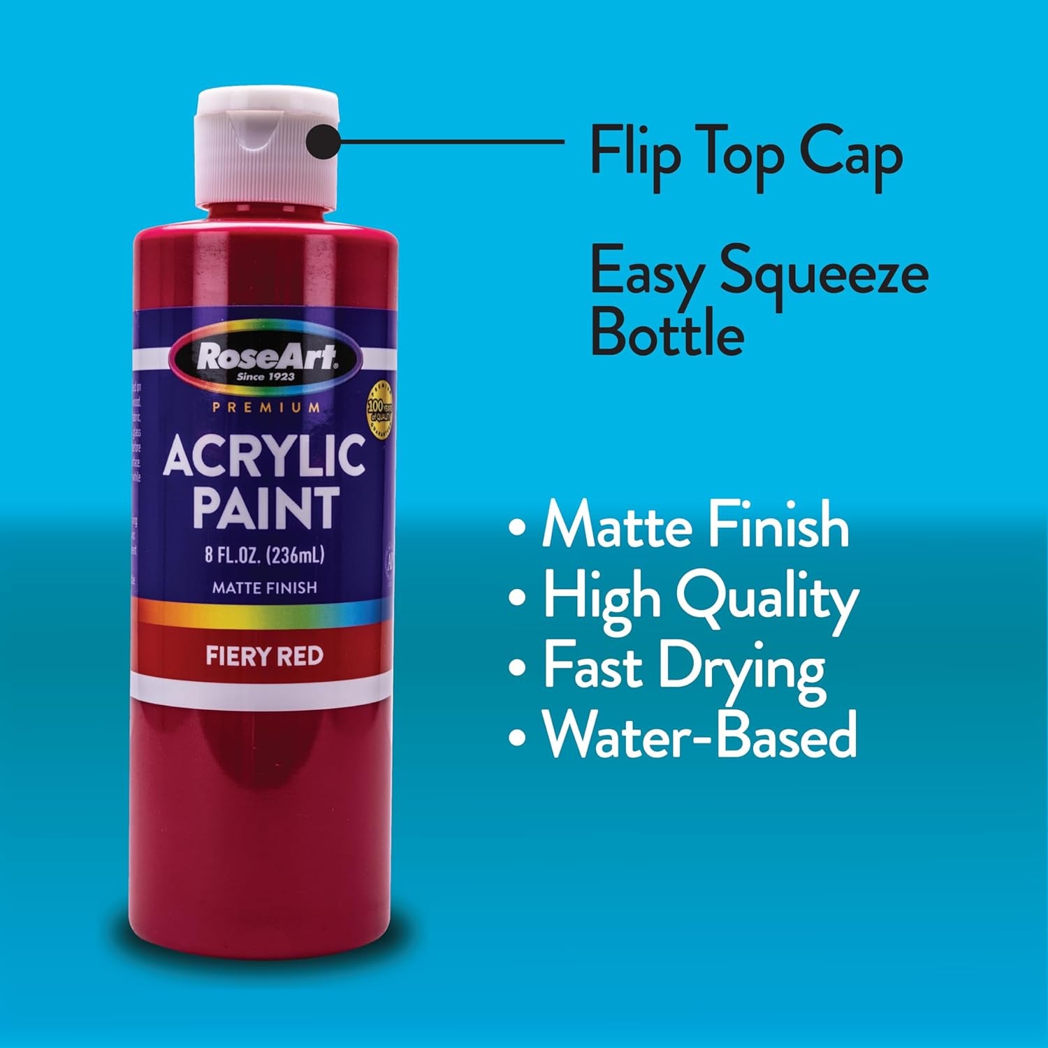 8Oz 8 Color Acrylic Paint Set