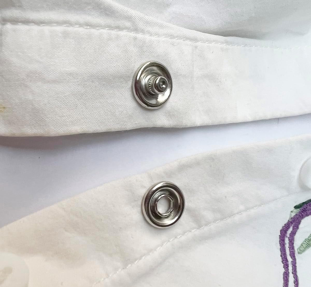 Pearl Snaps with Fastener Pliers Press Tool Kit 40 Set Snap Fasteners Kit Snap Buttons for DIY, Sewing and Crafting