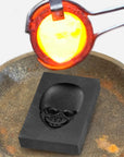 Casting Mold, Skull Graphite Casting Ingot Mold Crucible Mould for Melting Casting Refining Gold Silver Metal Aluminum Copper Brass (60Mm X 40Mm)