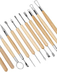 30Pcs Clay Tools, Pottery Tools and Clay Sculpting Tools for Adults, Pottery Kit, Polymer Clay and Air Dry Clay Tools for Ceramics & Pottery Clay, Pottery Tool Kit for Craft Supplies