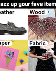 Hotfix Rhinestone Applicator, Rhinestone Applicator Tool for Fabric, Shoes, Tulle, Skirt, Crochet, Knit, Polyester, Linen, Suede, Wool, PVC, Cotton, Corduroy and More