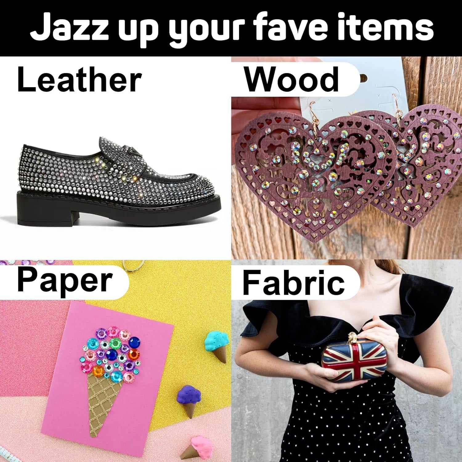 Hotfix Applicator Tool, Hot Fix Tool, Hotfix Rhinestones Applicator, Bedazzler, Hot Fix Applicator Tool Kit for Clothes, Fabric, Cardstock, Leather, Wood and Make Snowglobe Tumbler Holes