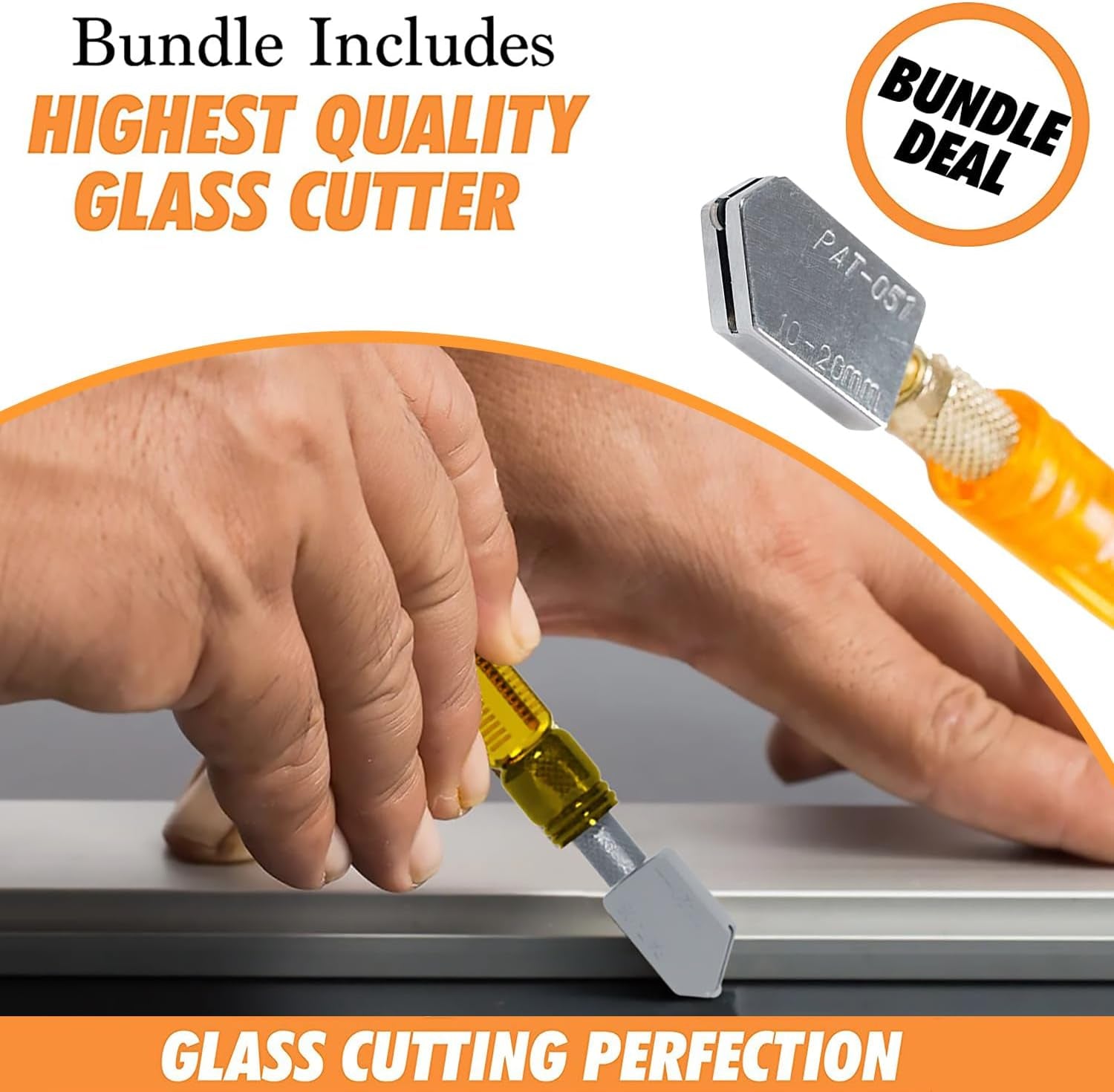 Glass Bottle Cutter - Professional Grade Tool for Precise Bottle Cutting: DIY Kit for Wine, Beer, and Liquor Bottles with Safety Accessories