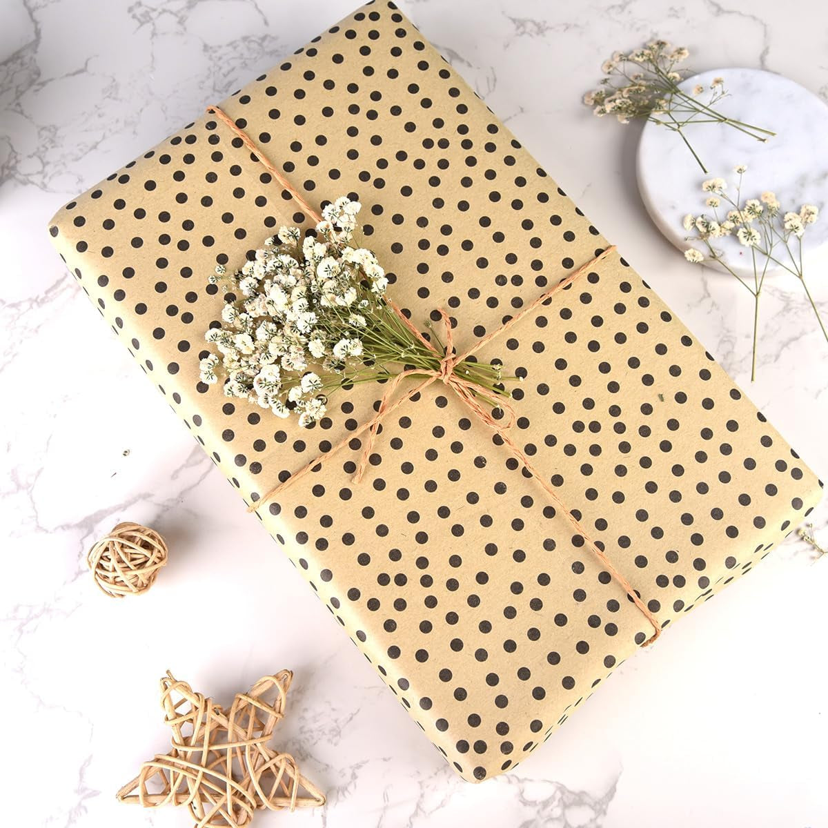 200PCS  White Dried Flowers Small Baby&#39;S Breath Flowers Nature Real Dry Pressing Floral Natural Gypsophila Dried Flowers for Wedding Resin Art Craft DIY Card Making