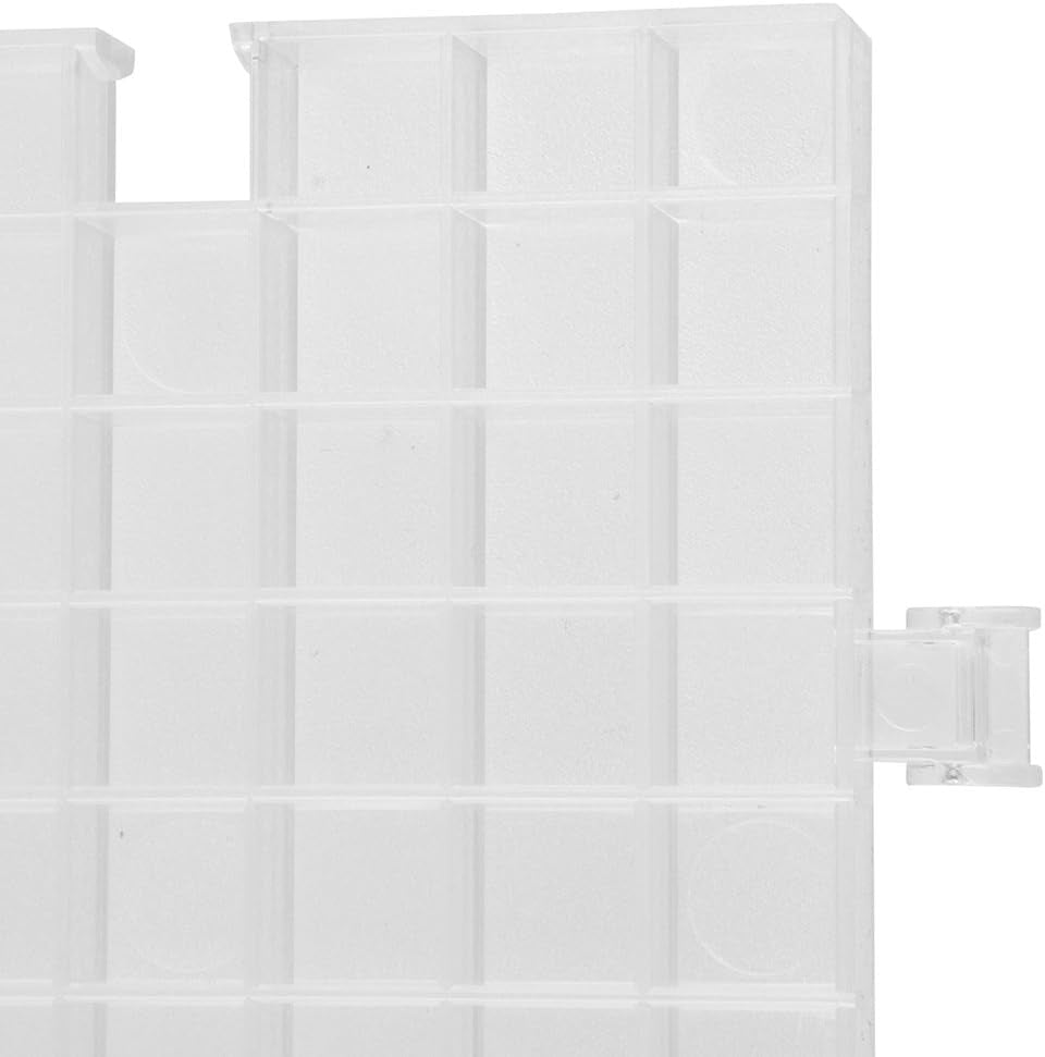 Waffle Grid 2-Pack - the Original Multi-Use Modular Grid System - Solid Bottom - Best Used for Cutting Glass, Catching Small Pieces, Contain Water, Put under Plants, Etc. - Made in USA