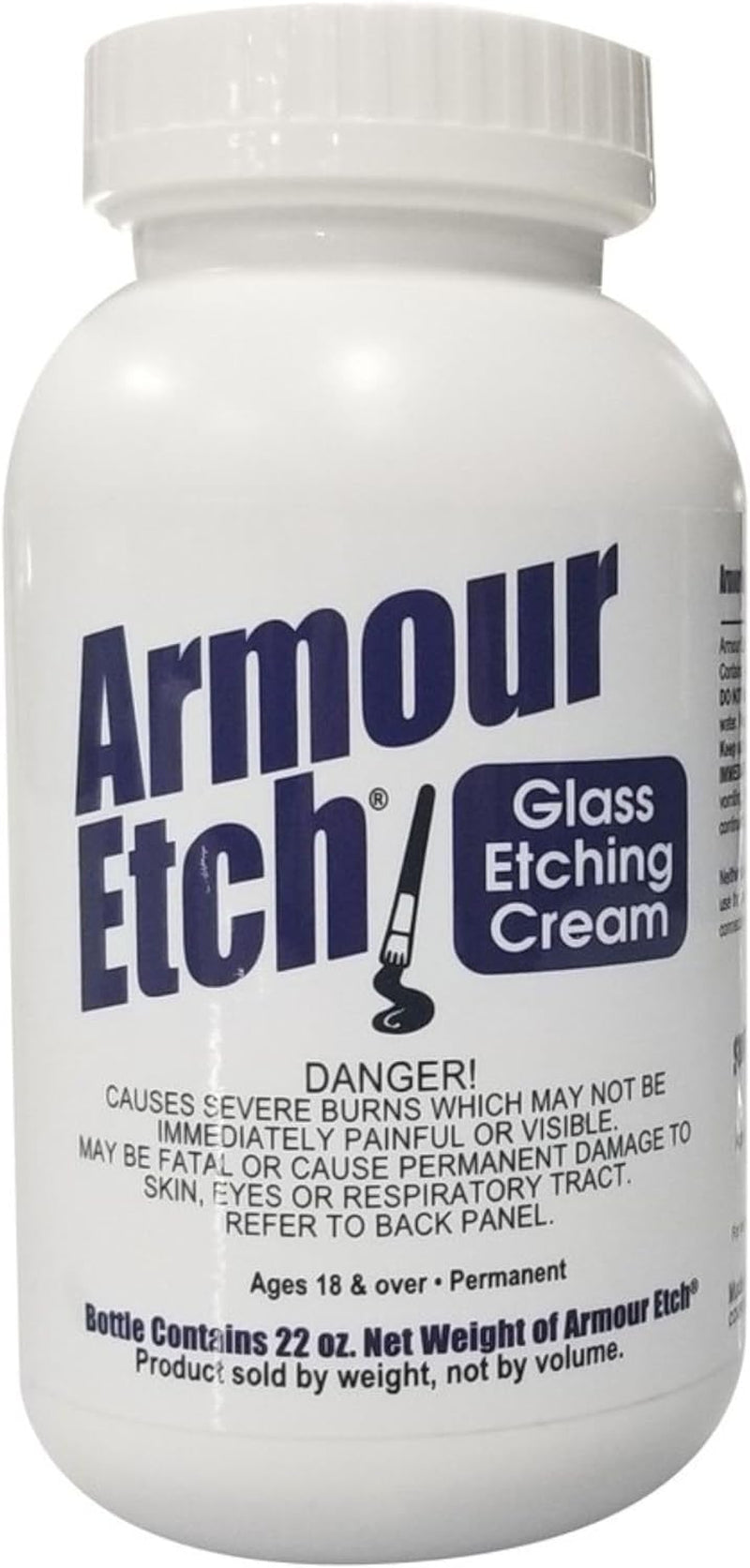 Glass Etching Cream - Create Stunning Designs on Glass Surfaces - Etching Cream for Glass by  - 22 Oz Net Weight