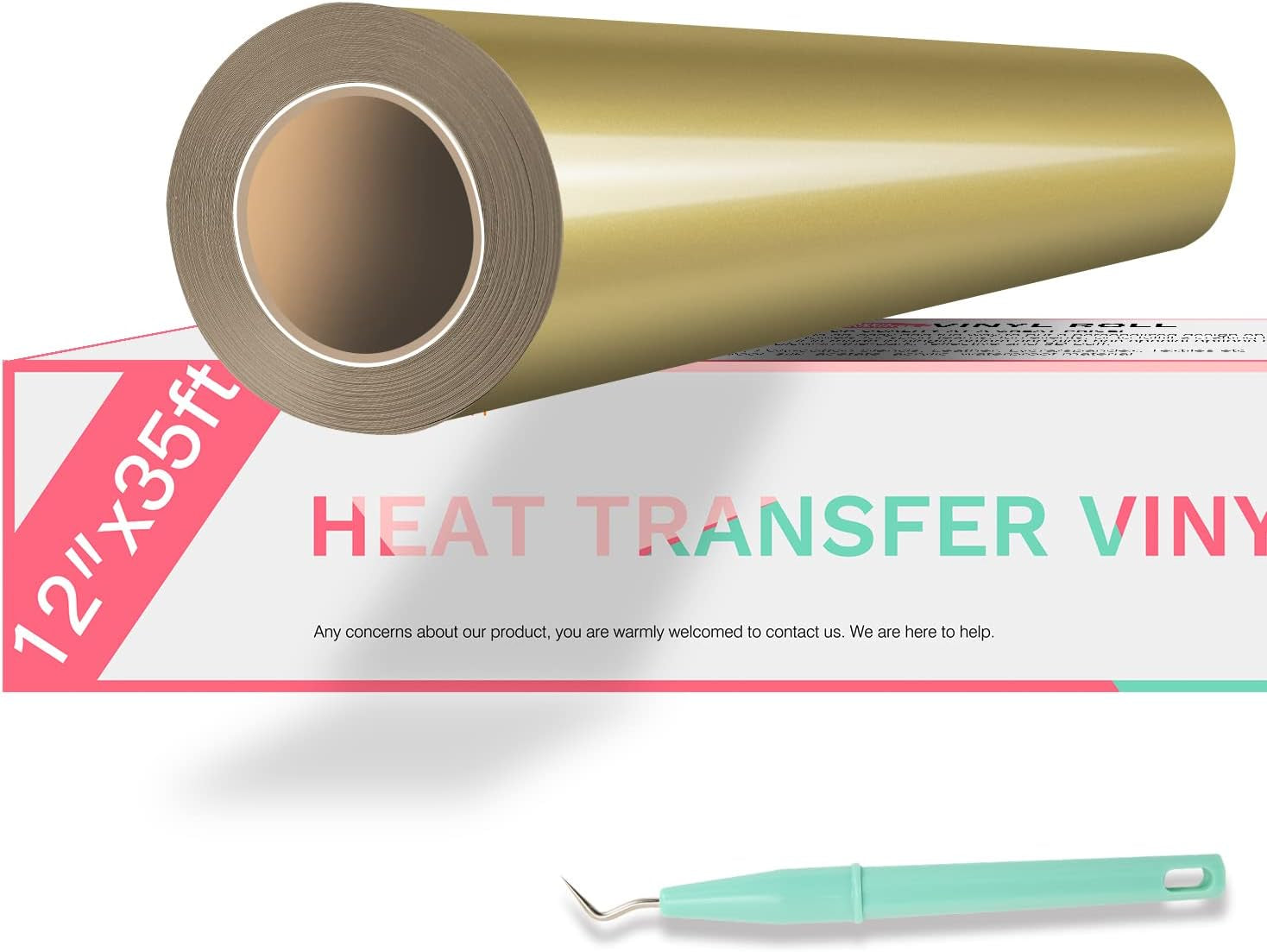 Puff Vinyl Heat Transfer - 12&quot; X 15FT White Puff Vinyl Heat Transfer for T Shirts, White Puff HTV Vinyl Heat Transfer for Cricut &amp; Cameo - Easy to Cut &amp; Weed for Heat Vinyl Design(White)