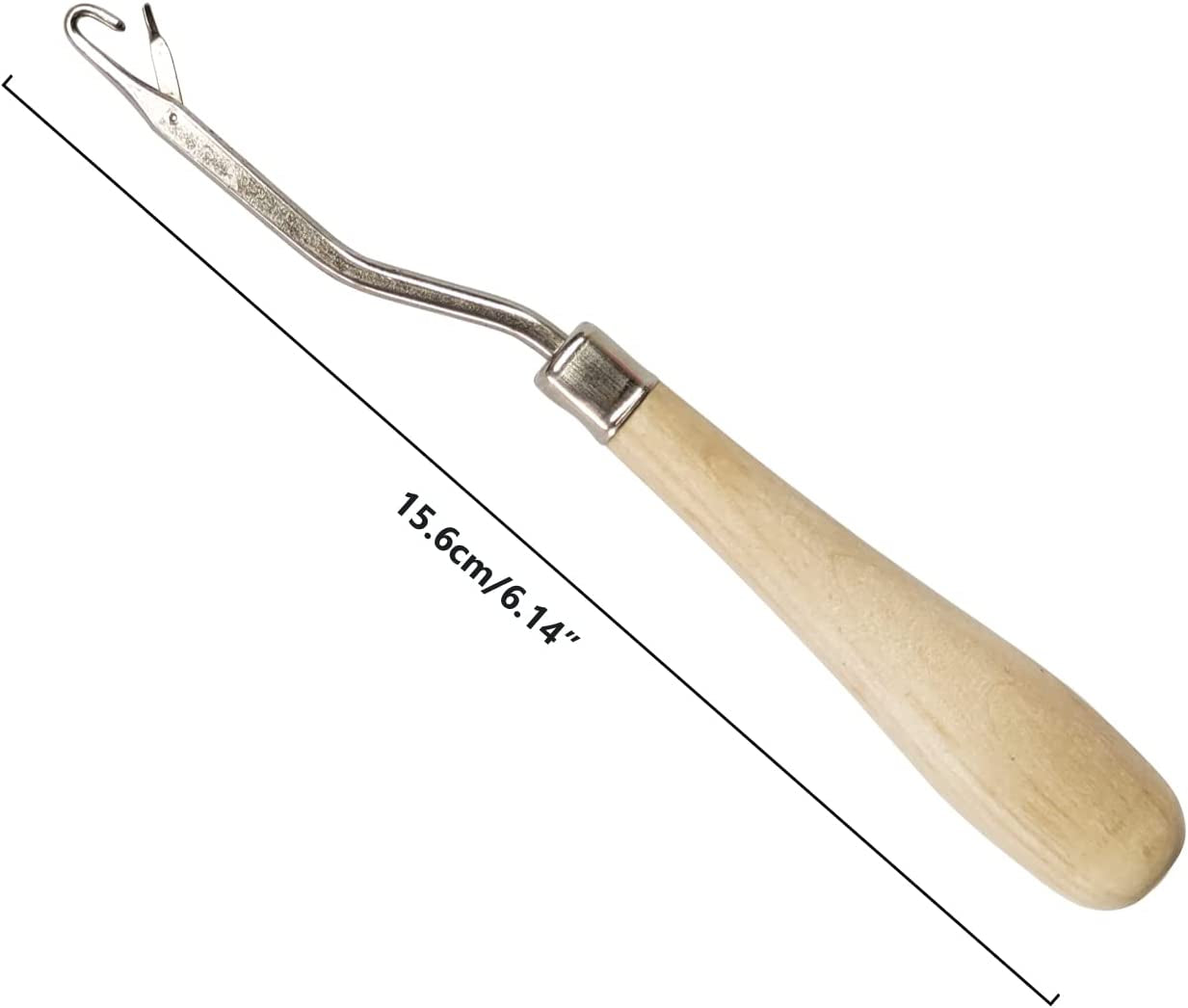 Latch Hook Tools, 3Pack Wooden Bent Latch Hooks