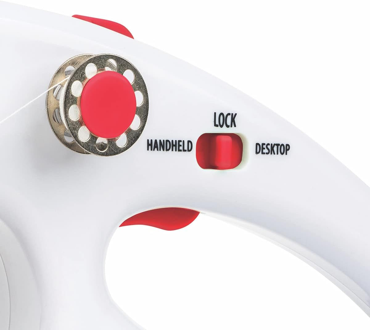 Stitch Quick + (Two Thread) Hand Held Mending Machine, White (01774)