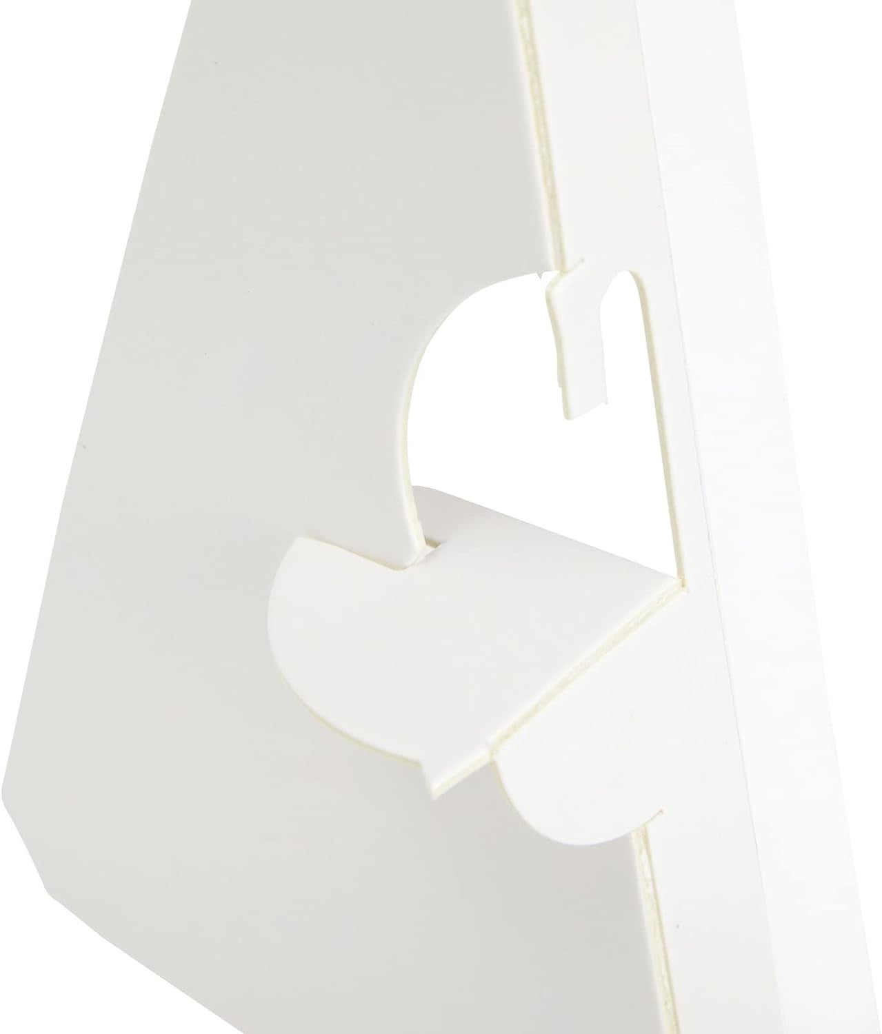 50-Pack Self-Stick 7 in Cardboard Easel Backs, Picture Frame and Art Easel Stand Bulk Pack for Photographs, Artwork, Posters, Signs, and Craft Projects (White)