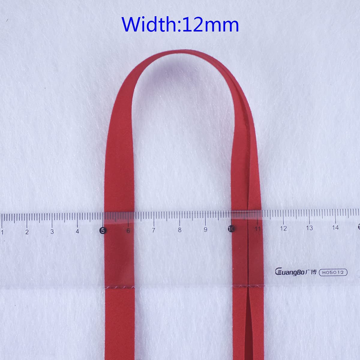 12Mm 1/2" Single Fold Bias Tape Bias Binding for Sewing Solid Color 100% Polyester