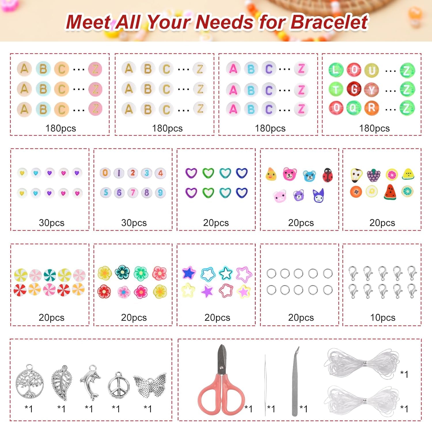 4100Pcs 5Mm Glass Seed Beads Craft Beads Kit and Colorful Letter Beads for Friendship Bracelets Jewelry Making Necklaces and Key Chains, Glass Pony Seed Letter Alphabet DIY Art and Craft
