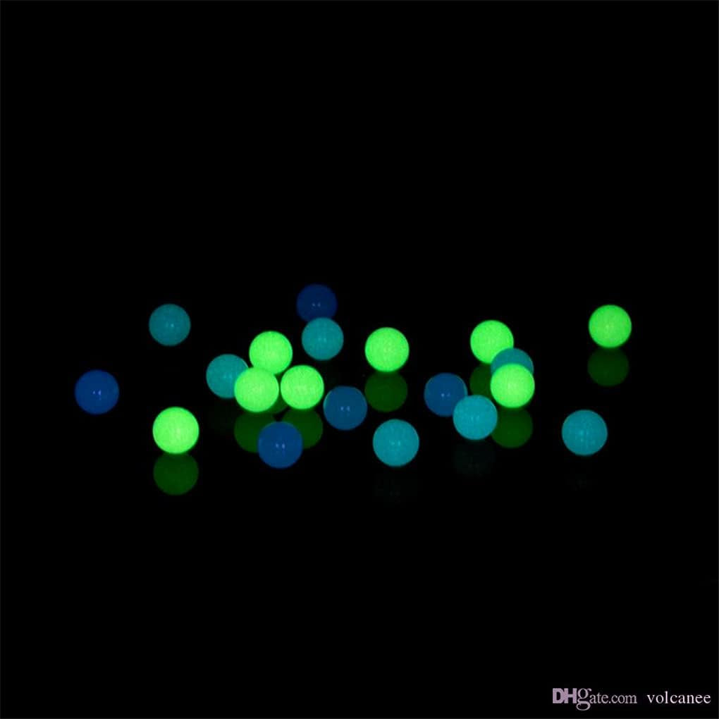 6Mm Color Mixing Quartz Balls UV Reactive Pearls American Glass (20Pcs)