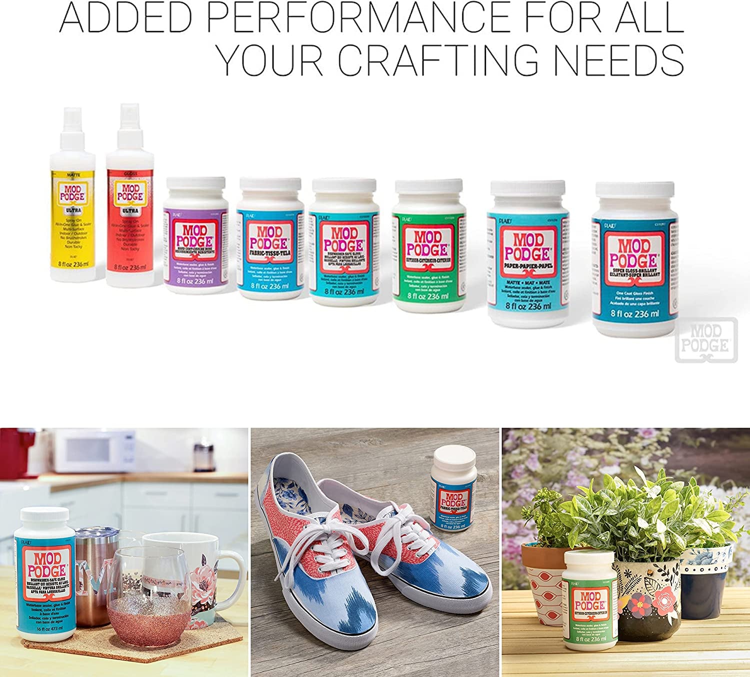 Dishwasher Safe, Gloss Finish, 32 Fl Oz, Clear