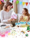 Fuse Beads Kit,10000Pc 5MM Melty Beads Set, Iron Melting Beads Craft Kit with Pegboards,Ironing Paper and Chain Accessories, Arts and Crafts Set for Kids Boys Girls Christmas Birthday Gift