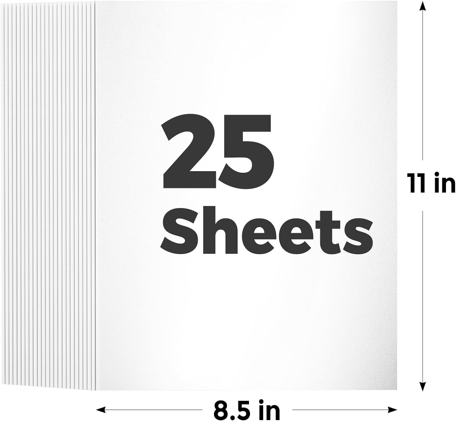 25 Sheets White Shimmer Cardstock 8.5 X 11 Cardstock Paper, Thick Cardstock 92Lb/250Gsm Card Stock Printer Paper, Cover Stock Metallic Paper for Christmas Card Making, Invitations, DIY Crafts