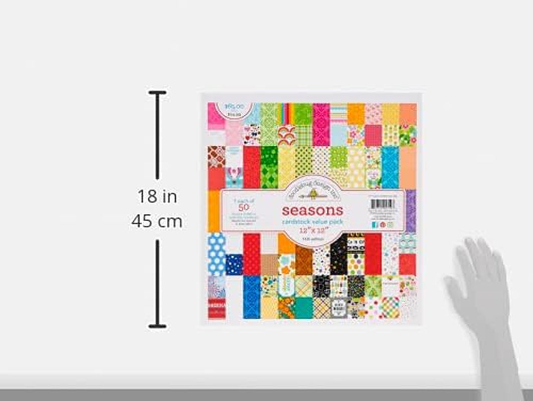 5719 Value Kit Cardstock 12"X12", 50 Sheets