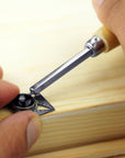 Stone tting Prong and Bezel t, t of 3 Jewelry Stone tting Tools, Jewelry Stone Prong Pusher, Durable Tips, Ergonomic Wooden Handles
