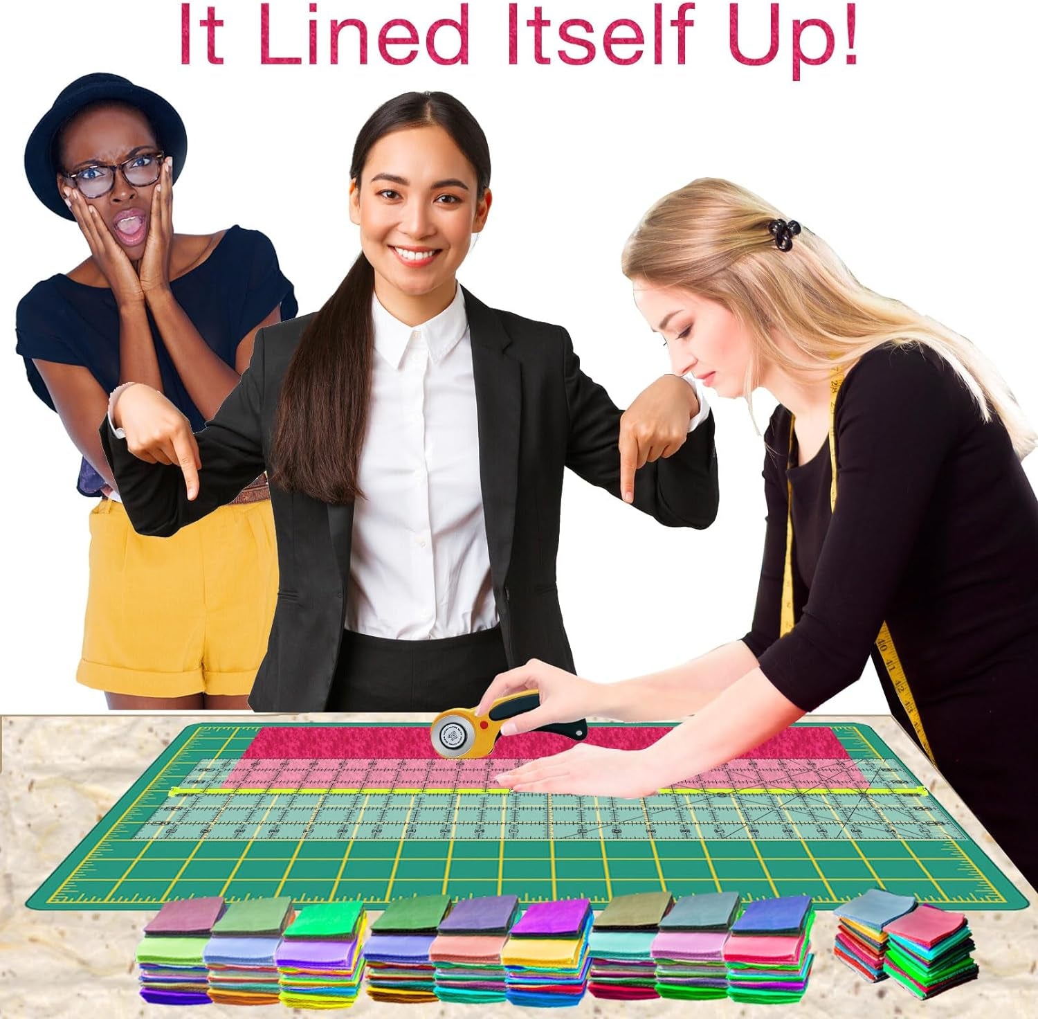 - Quilt Ruler Upgrade Kit - Mistake Proof &amp; Slip Proof Your 12&quot; &amp; 24” Quilt Rulers (Or 12½&quot; &amp; 24½&quot;) - Cut Faster and More Accurately - for Both Right &amp; Left-Handers