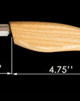 Whittling Knife C2 6.5" Whittling Knife for Fine Chip Carving Wood and General Purpose Wood Carving Knife Bench Detail Carving Knife Carbon Steel and Whittling for Beginners