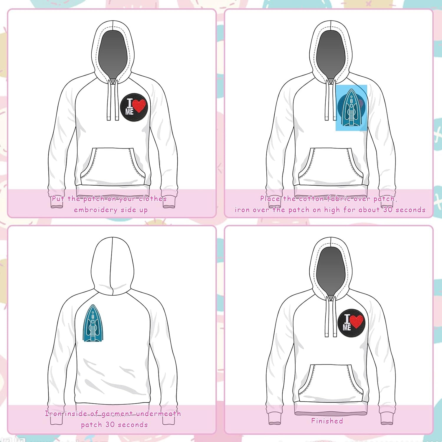 20 Pieces Black Girl Patches Iron on Patches for Clothing Afro Girl Embroidered Patches Sew on Patch Applique for Clothes Backpacks Jeans Jackets DIY Craft (Cute Style)