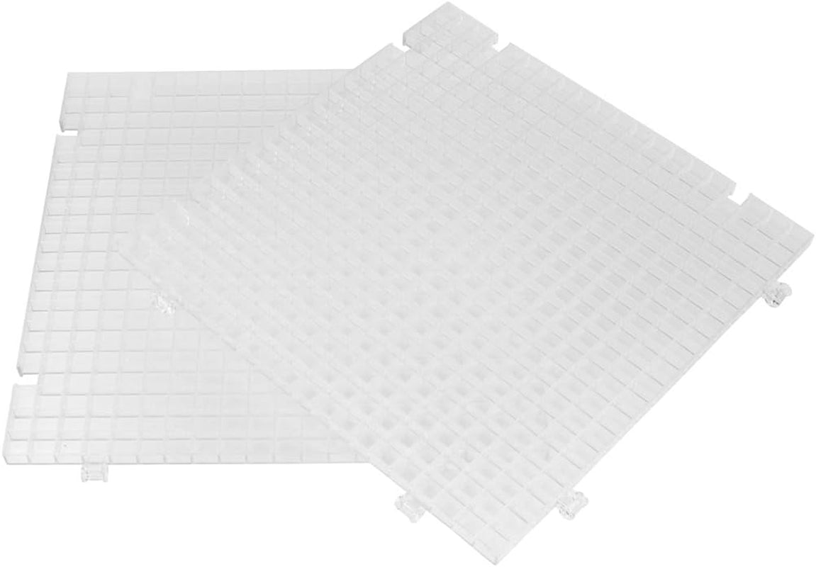 Waffle Grid 2-Pack - the Original Multi-Use Modular Grid System - Solid Bottom - Best Used for Cutting Glass, Catching Small Pieces, Contain Water, Put under Plants, Etc. - Made in USA