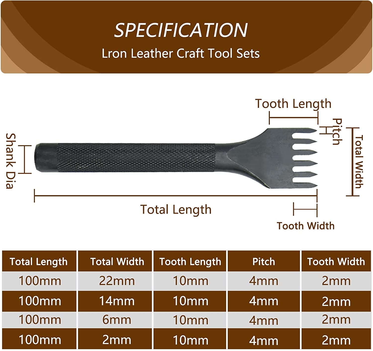 Leather Working Tools for Beginners: Professional Leather Craft Kit with Waxed Thread Groover Awl Stitching Punch for Leathercraft Adults Gifts 02