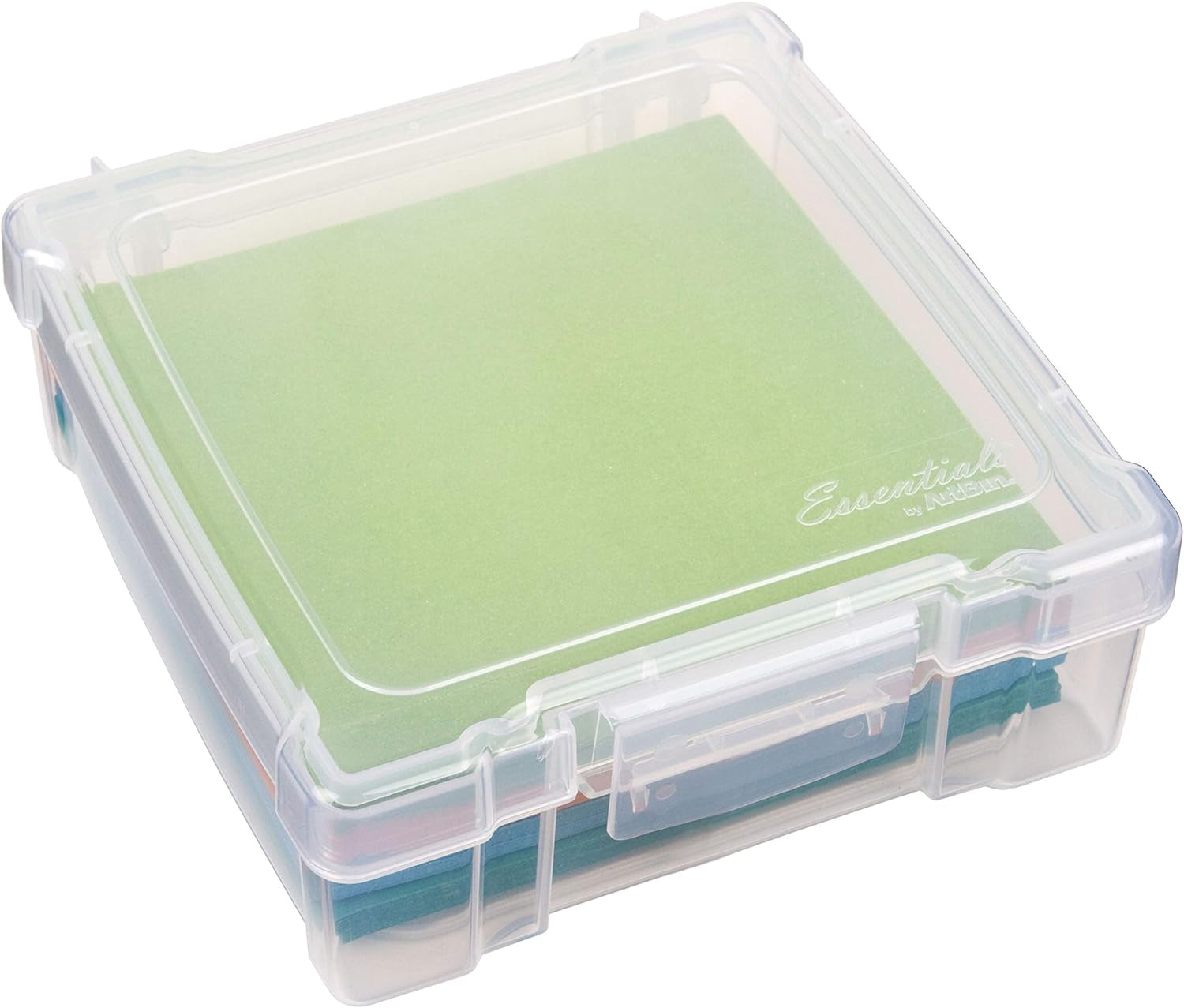 6953AB Clearview 6" X 6" Box Art &amp; Craft Organizer, [1] Plastic Storage Case, Clear